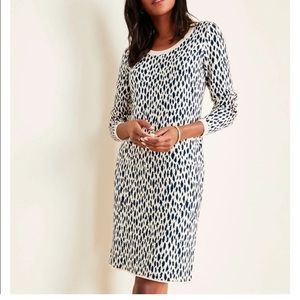 Ann Taylor Cheetah Print Scoop Neck Sweater Dress Size M, NWT